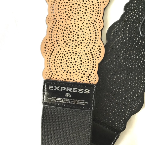 Express Leather & Lace Sexy Belt Size M/L - Picture 3 of 3